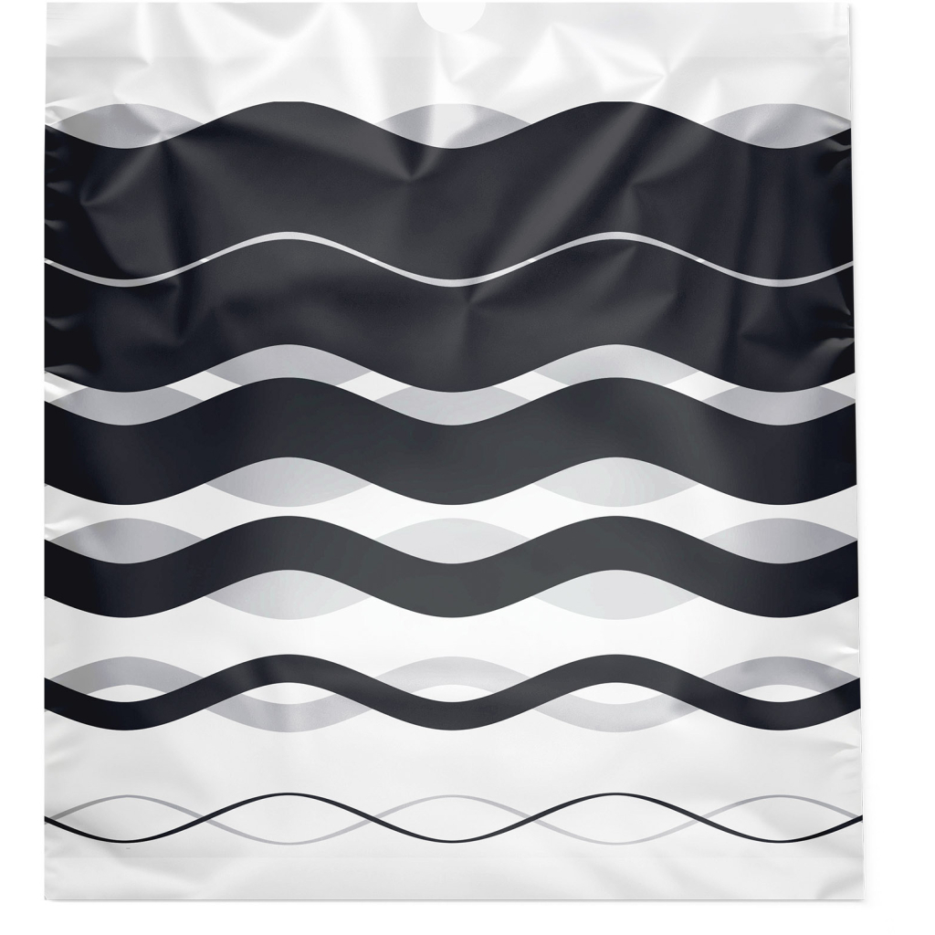 Пакети для сміття Добра Господарочка Black&White Із затяжками 60 л 20 шт. (4820086523370) - зображення 3