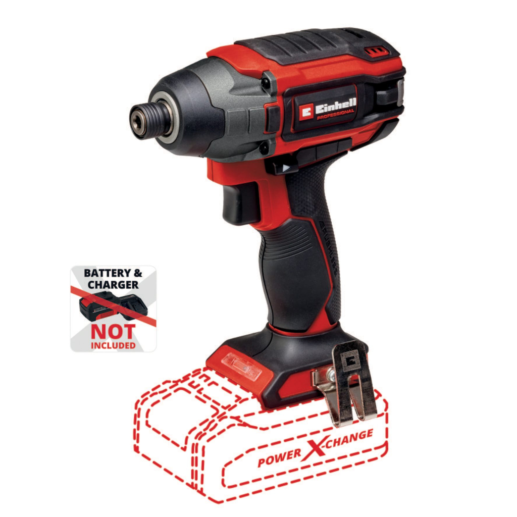 Гайковерт Einhell ударний TP-CI 18/220 Li BL - Solo, PXC, 18V, безщітковий, 220 Нм, 2900 об/хв (без АКБ та ЗП) (4510085) - зображення 1
