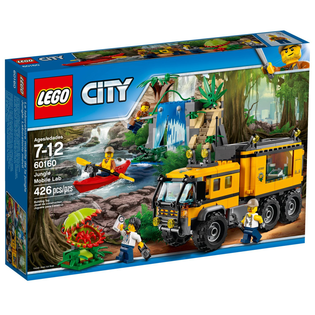 Конструктор LEGO City Пересувна лабораторія у джунглях (60160) - зображення 1