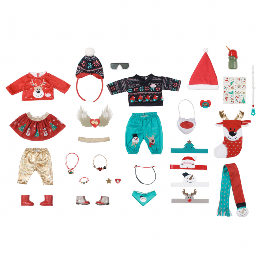 Аксесуар до ляльки Zapf Набір одягу для ляльки BABY - Адвент-календар (830260) - зображення 2