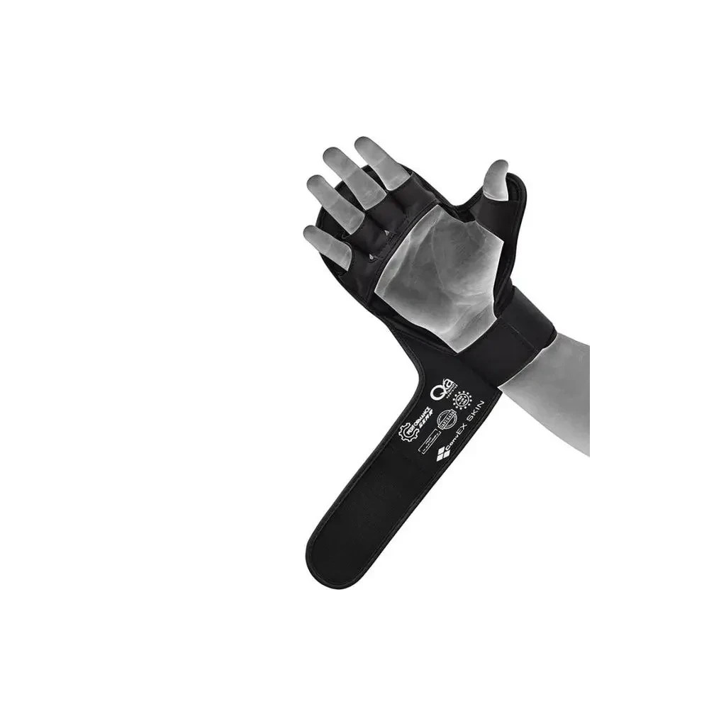 Рукавички для MMA RDX Shooter Aura Plus T-17 Black Golden XL (GSR-T17BGL-XL+) - зображення 3