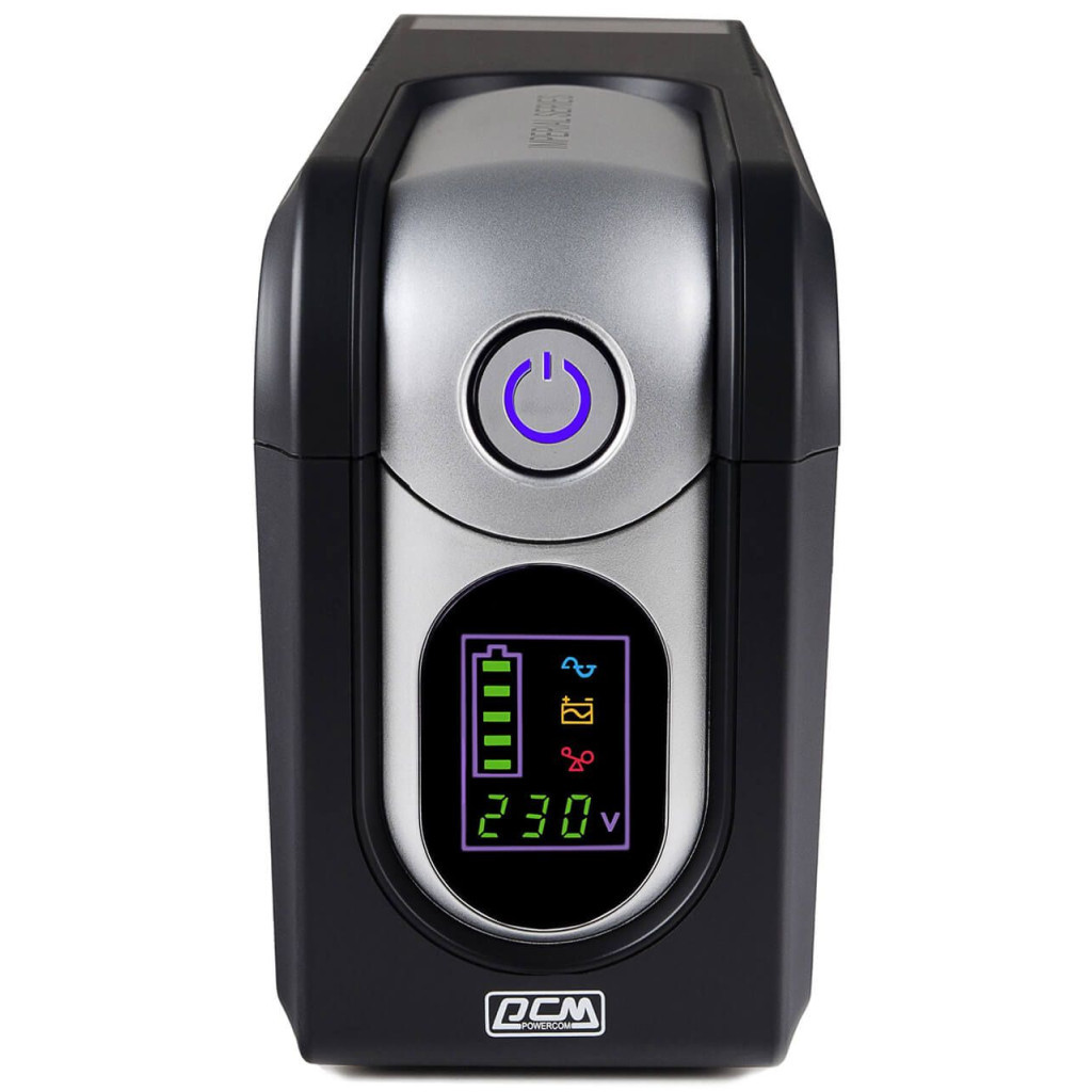 Пристрій безперебійного живлення Powercom IMD-625AP LCD (IMD-625AP LCD Schuko) - зображення 1