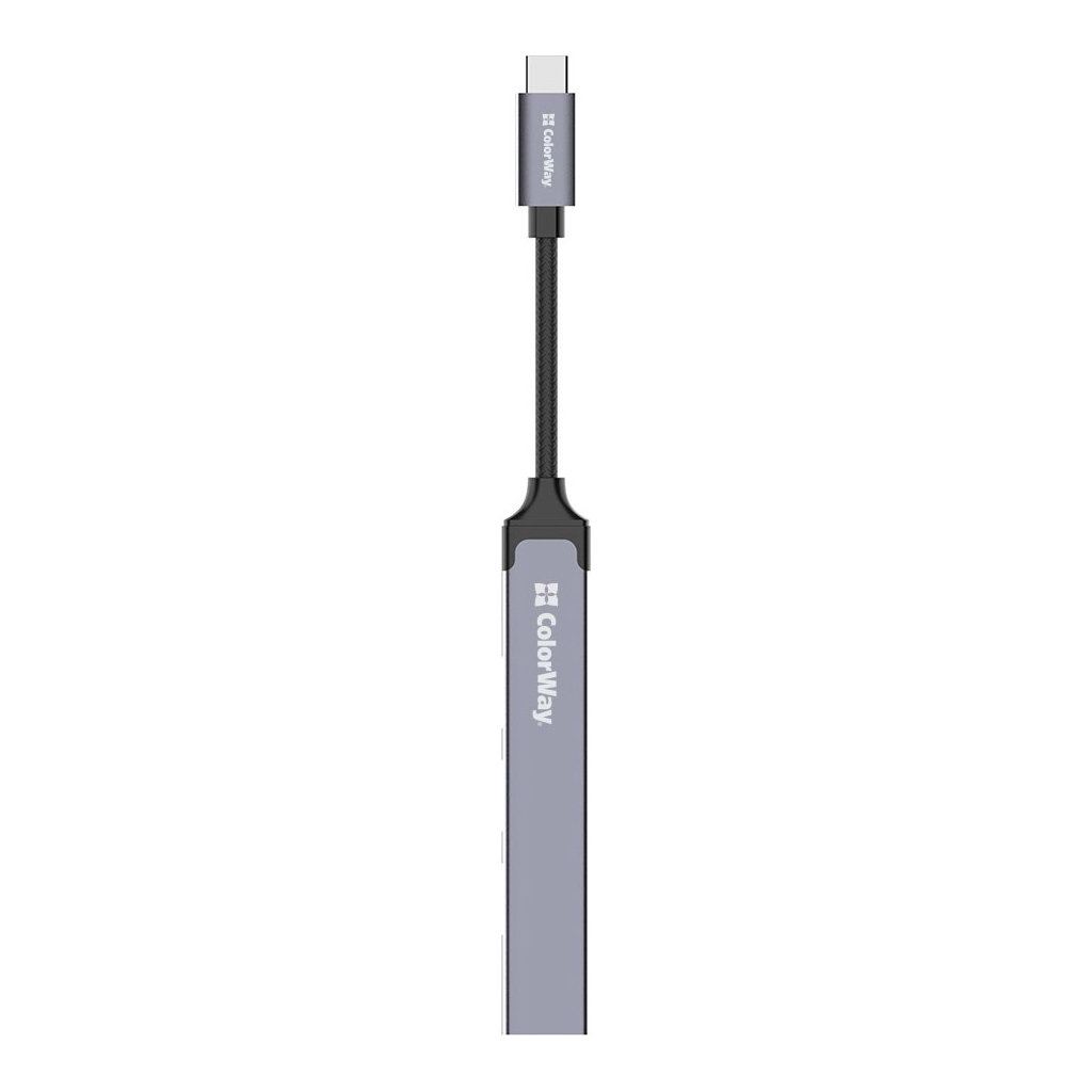 Концентратор ColorWay USB-C 4-в-1 USB2.0х3/USB3.0 (CW-HUB04) - зображення 9