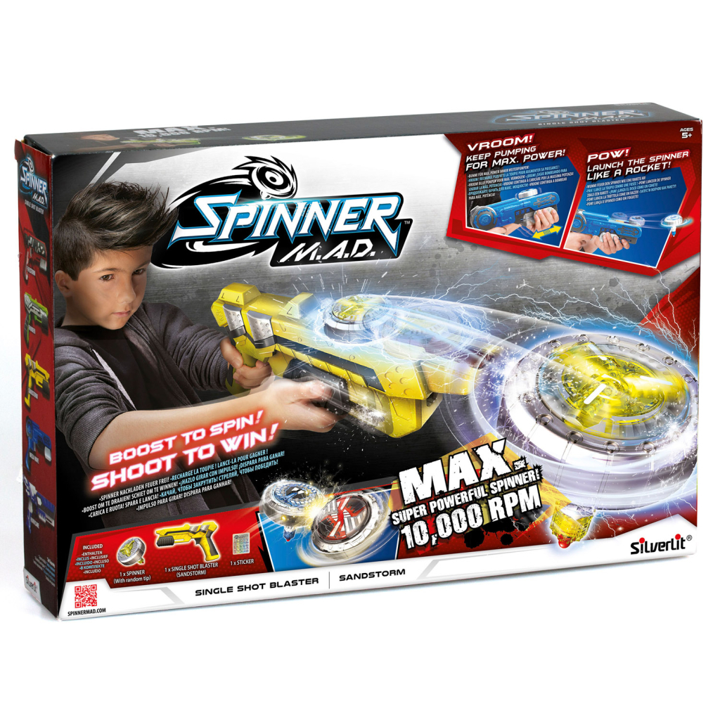 Іграшкова зброя Spinner M.A.D. Бластер: Піщана буря (86303) - зображення 4