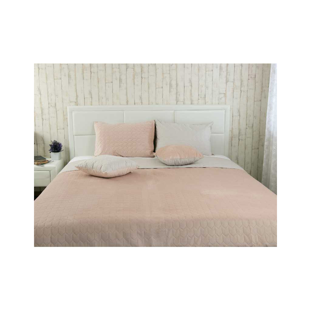 Покривало Руно двостороннє VeLour Мигдальне 180х220 см (340.55_Almond) - зображення 2