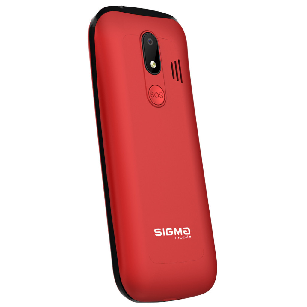 Мобільний телефон Sigma Comfort 50 Optima Type-C Red (4827798122327) - зображення 5