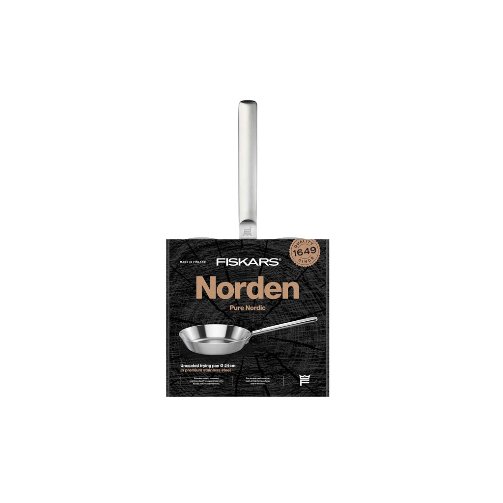 Сковорода Fiskars Norden без покриття 24 см (1067628) - зображення 6