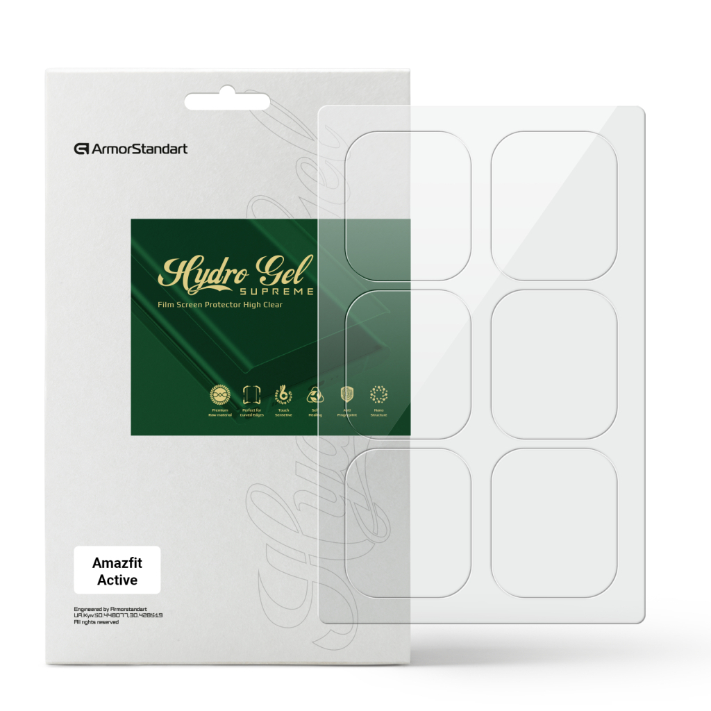 Плівка захисна Armorstandart Supreme Amazfit Active 6 pcs (ARM73338) - зображення 1