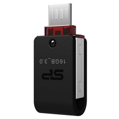 USB флеш накопичувач Silicon Power 16GB Mobile X31 OTG USB 3.0 (SP016GBUF3X31V1K) - зображення 4