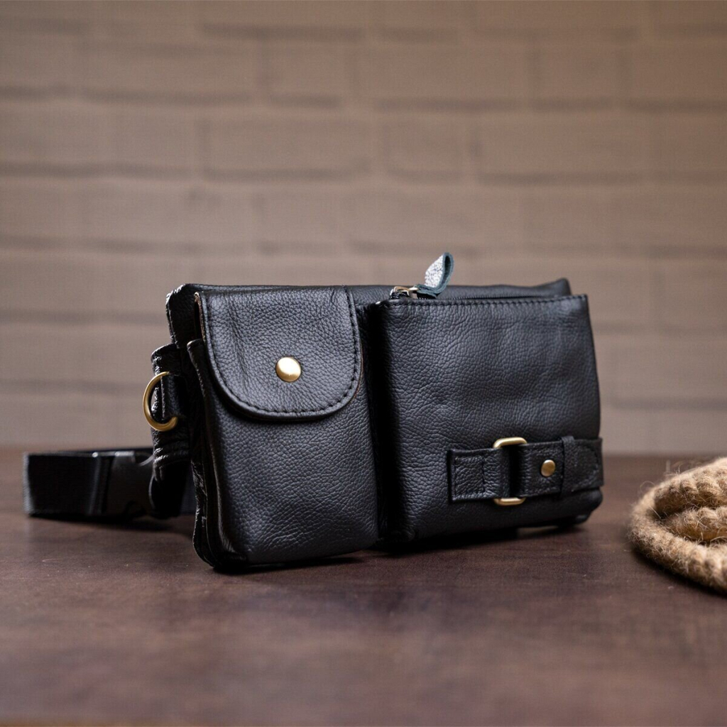 Сумка Vintage На пояс Чорна (14734) - зображення 5