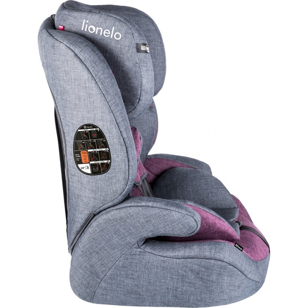 Автокрісло Lionelo Nico 9-36 кг Violet (LO-NICO VIOLET) - зображення 4