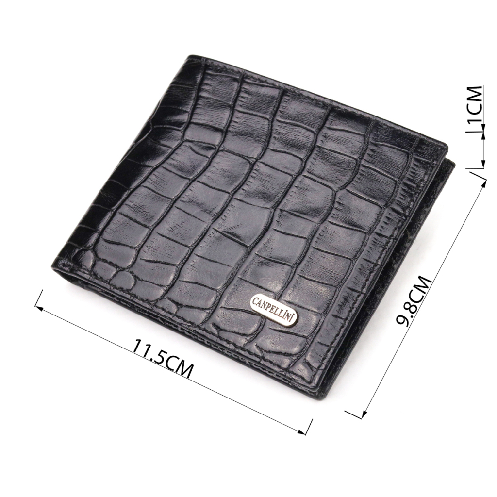 Гаманець Canpellini З натуральної шкіри Чорний (21582) - зображення 3