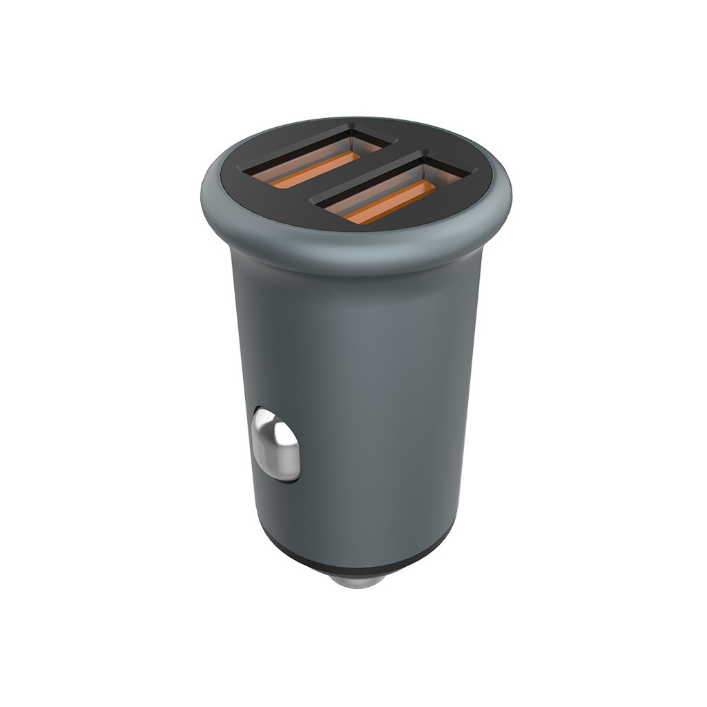 Зарядний пристрій ColorWay 2USB Quick Charge 3.0 (36W) Gray (CW-CHA036Q-GR) - зображення 2