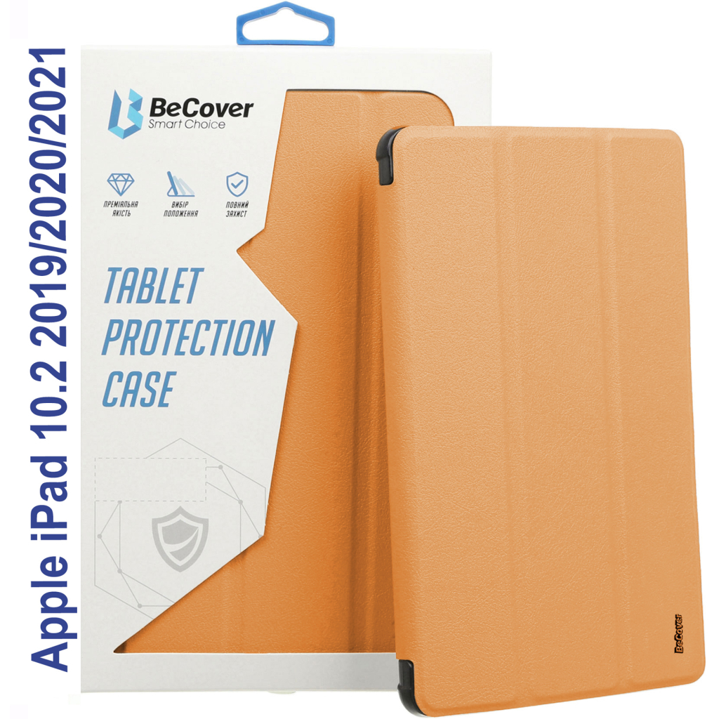 Чохол до планшета BeCover Soft Edge BeCover Apple iPad 10.2 2019/2020/2021 Orange (709181) - зображення 1