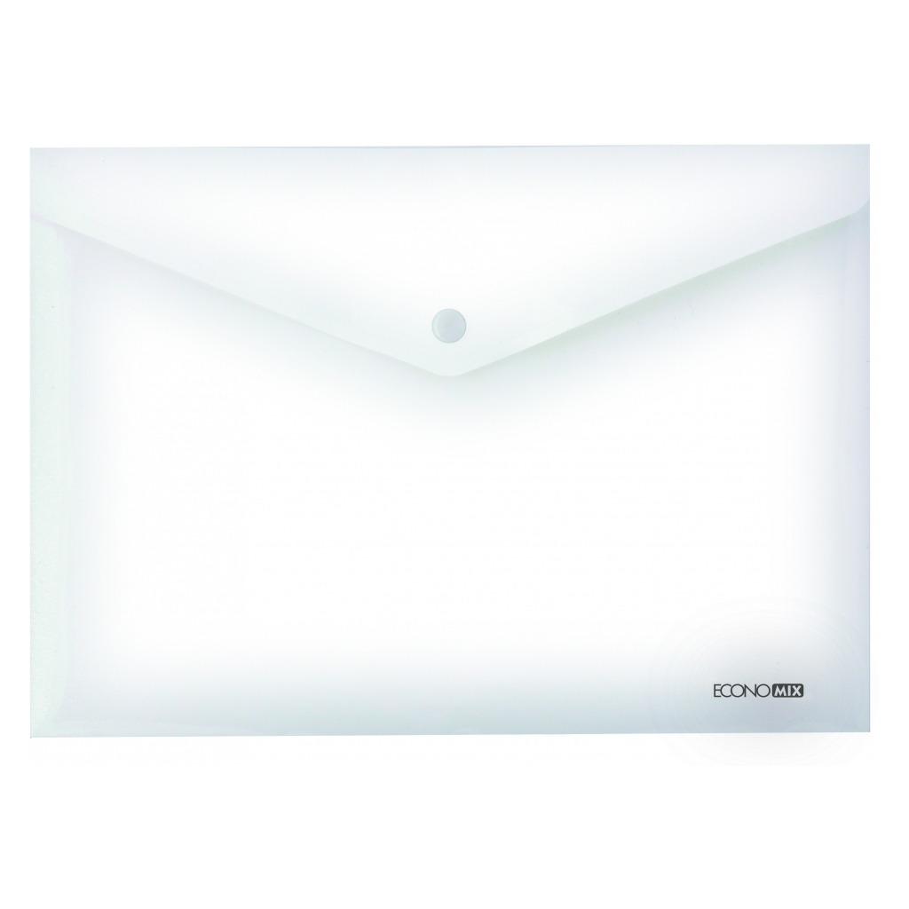 Папка - конверт Economix А4 180 мкм фактура "глянець", прозора (E31301-00) - зображення 1