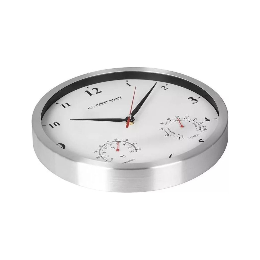 Настінний годинник Esperanza Wall Clock Washington 30 см White (EHC008W) - зображення 3
