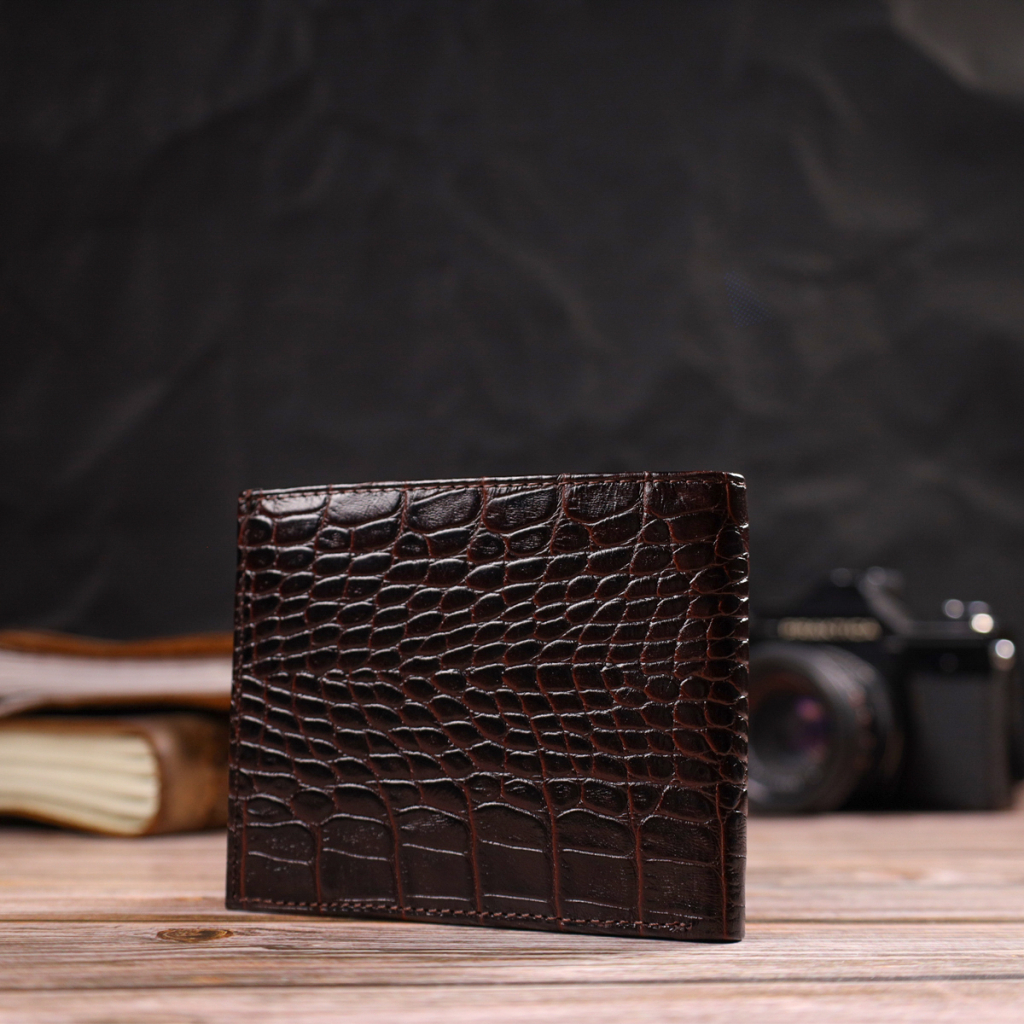 Портмоне Canpellini З натуральної шкіри Коричневе (21777) - зображення 8