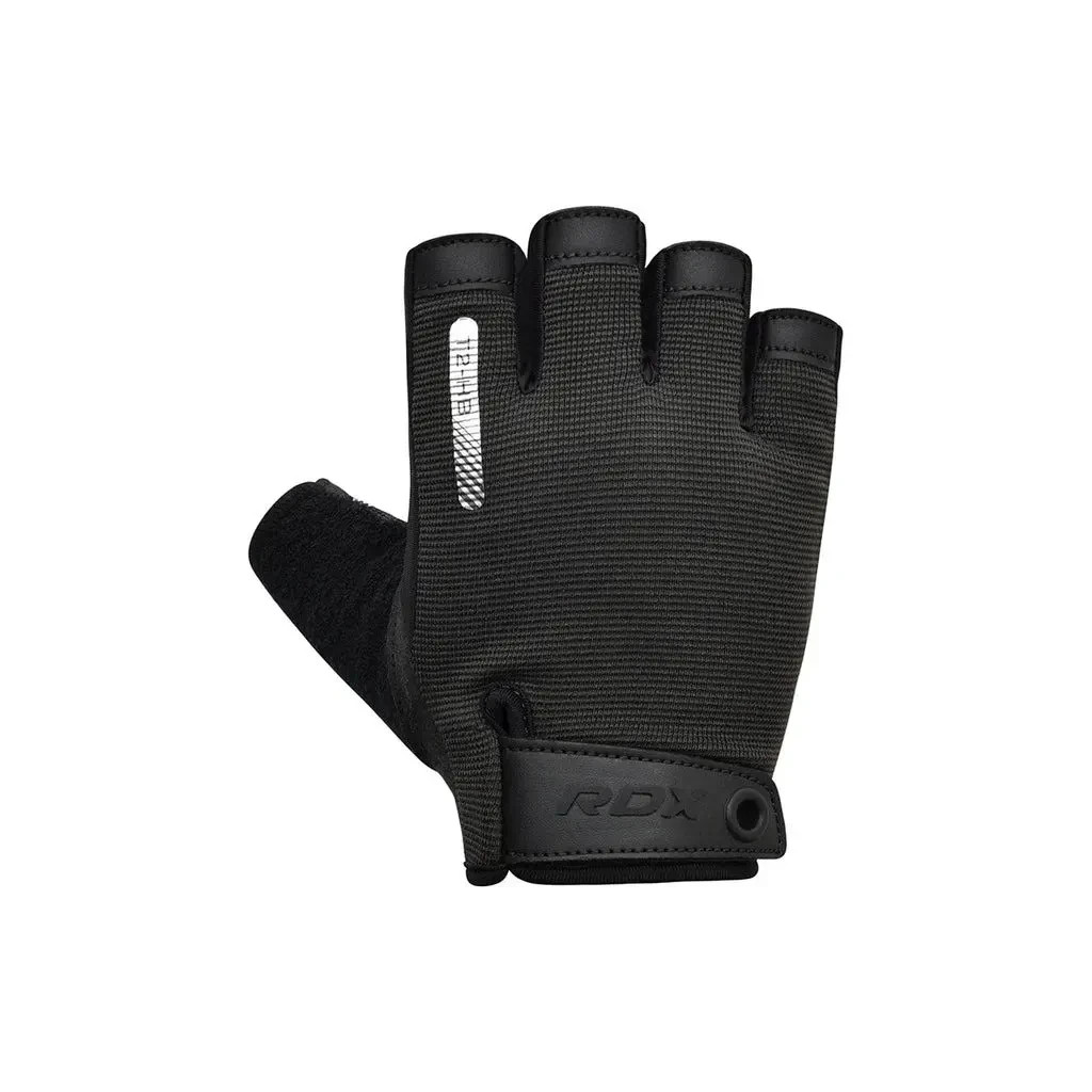Рукавички для фітнесу RDX T2 Half Black M (WGA-T2HB-M) - изображение 2