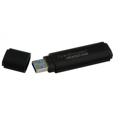 USB флеш накопичувач Kingston 32GB DataTraveler 4000 G2 Metal Black USB 3.0 (DT4000G2/32GB) - зображення 4
