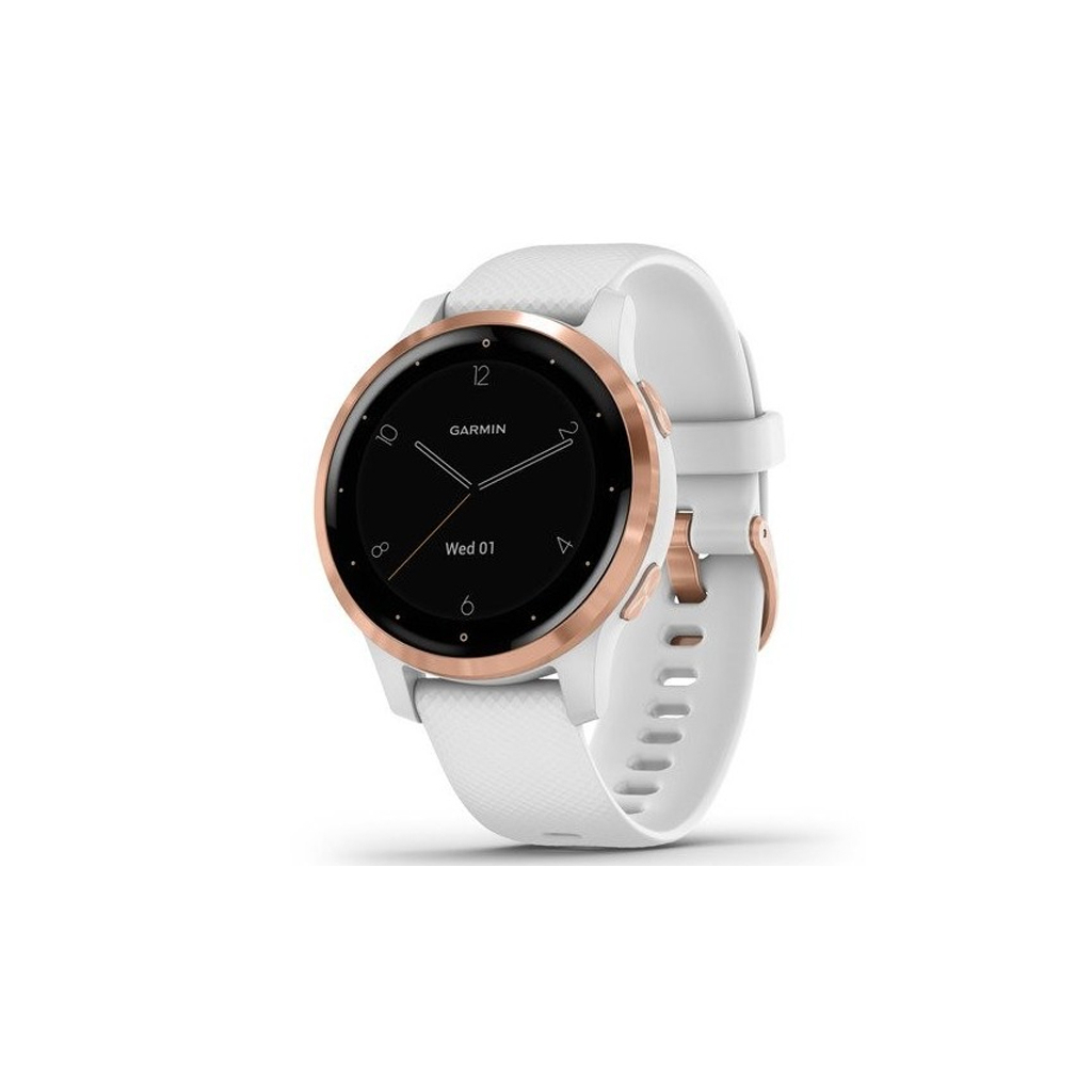 Смарт-годинник Garmin vivoactive 4S, White with Rose-gold Hardware (010-02172-23) - зображення 1