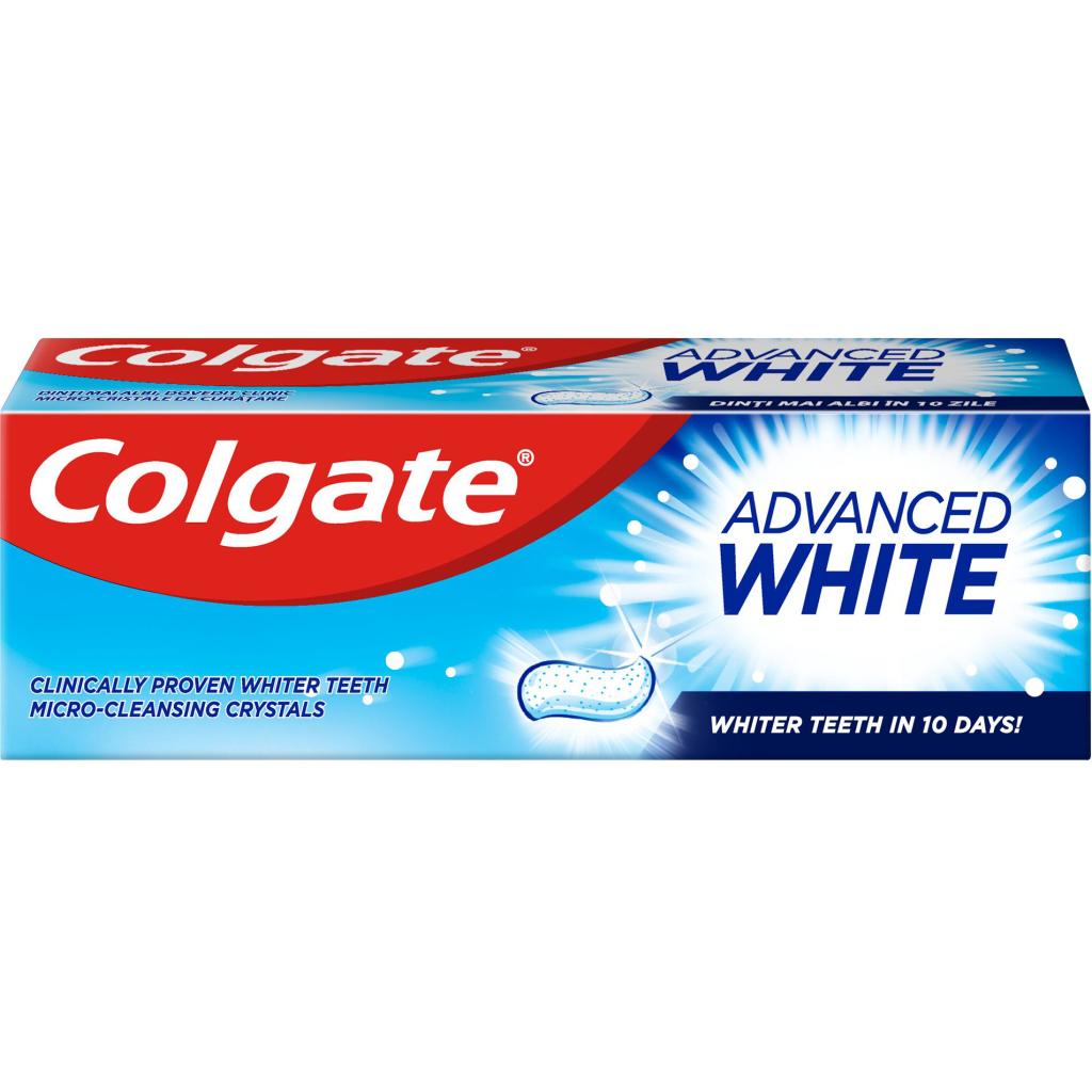 Зубна паста Colgate Advanced White Комплексне відбілювання 50 мл (8718951324053) - зображення 1