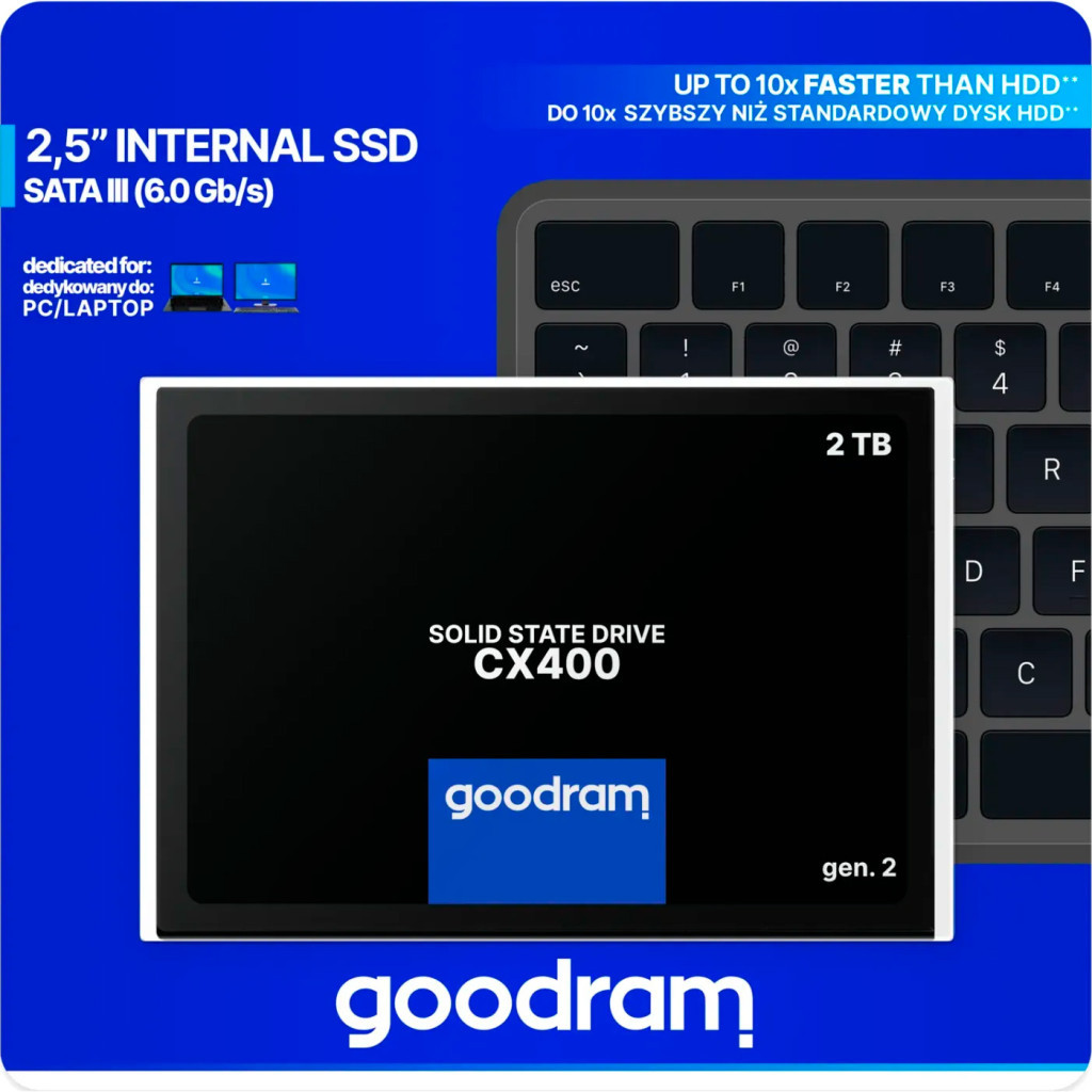 Накопичувач SSD 2.5" 2TB Goodram (SSDPR-CX400-02T-G2) - зображення 5