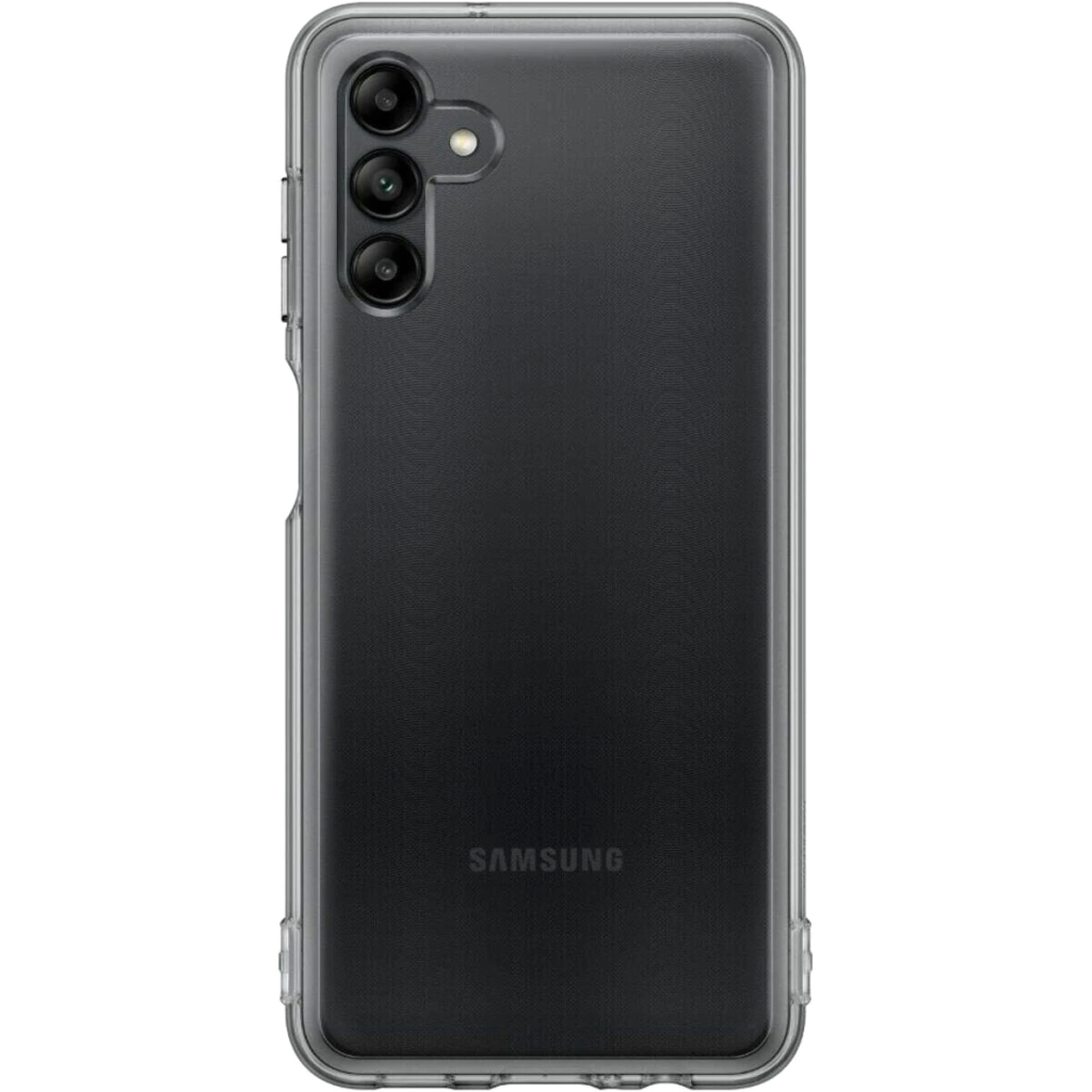 Чохол до мобільного телефона Samsung Samsung A04s Soft Clear Cover Black (EF-QA047TBEGRU) - зображення 1