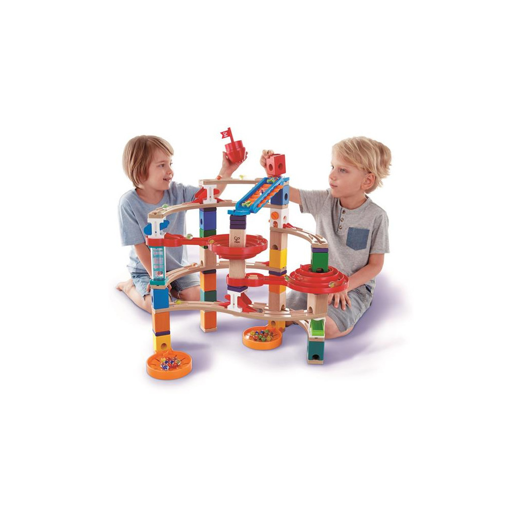 Конструктор Hape лабіринт Quadrilla Спіралі 129 елементів (E6024) - зображення 2