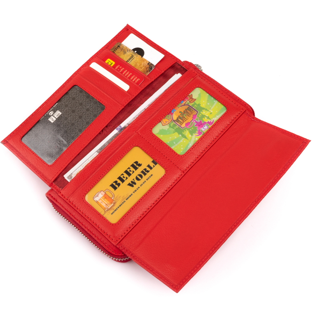 Гаманець ST Leather Червоний (19299) - зображення 6