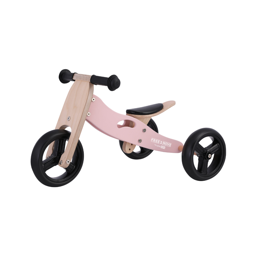 Біговел FreeON Free2Move 2 в 1, рожевий (48822) - зображення 1