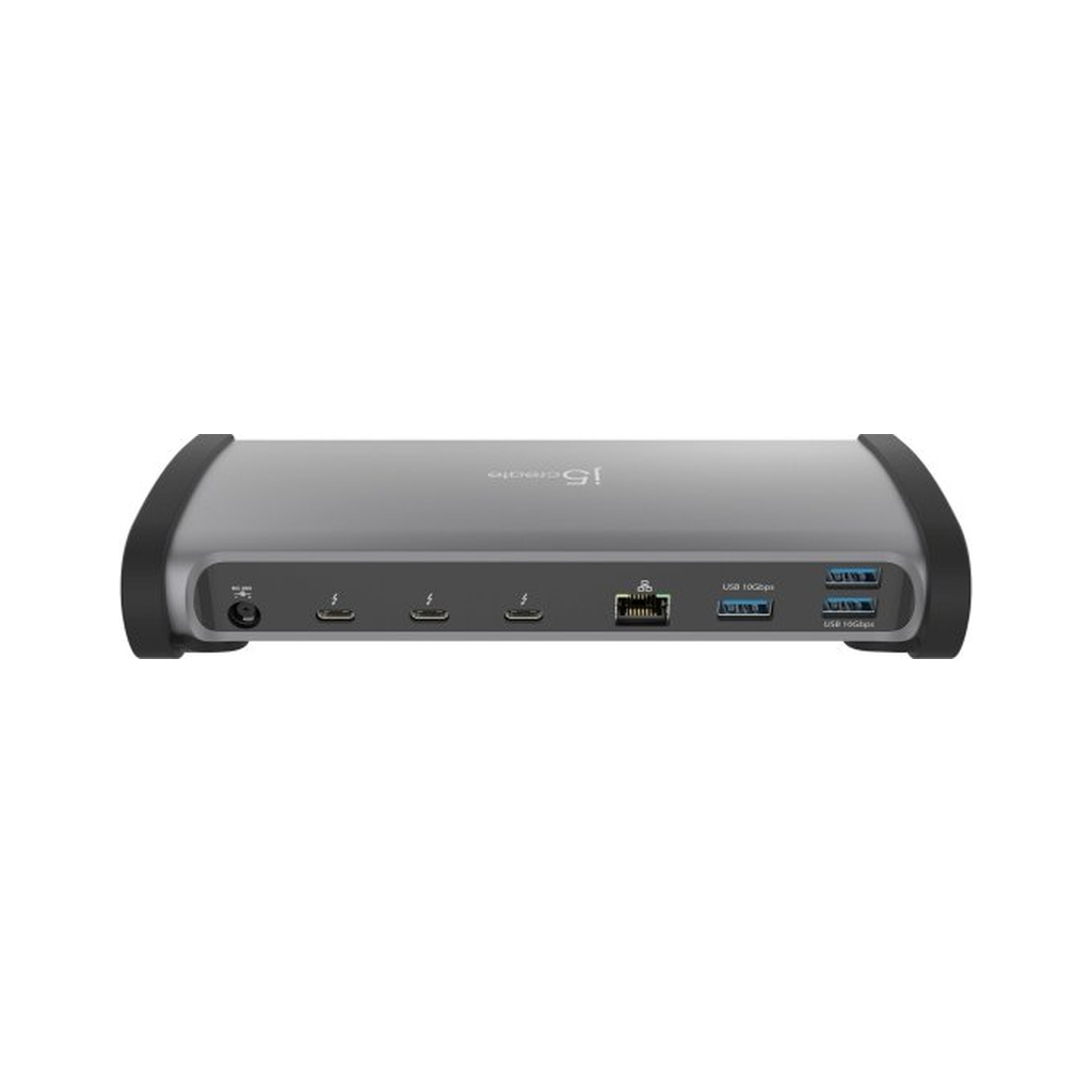 Порт-реплікатор J5create Dock-Station USB-C 11-in-1 (Thunderbolt/PD/картридер/USB-A/USB-C) (JTD562-EN) - зображення 4
