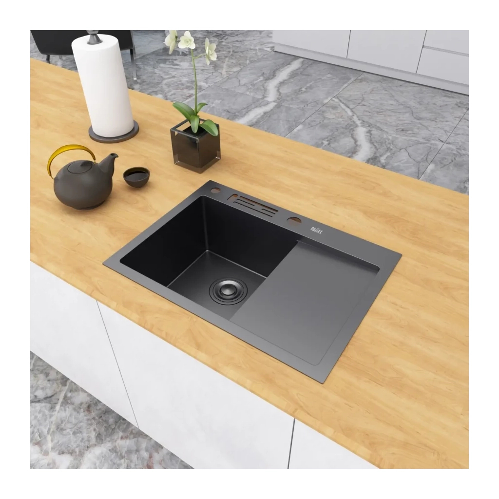 Мийка кухонна Nett NB-6045(R) (043125) - зображення 7