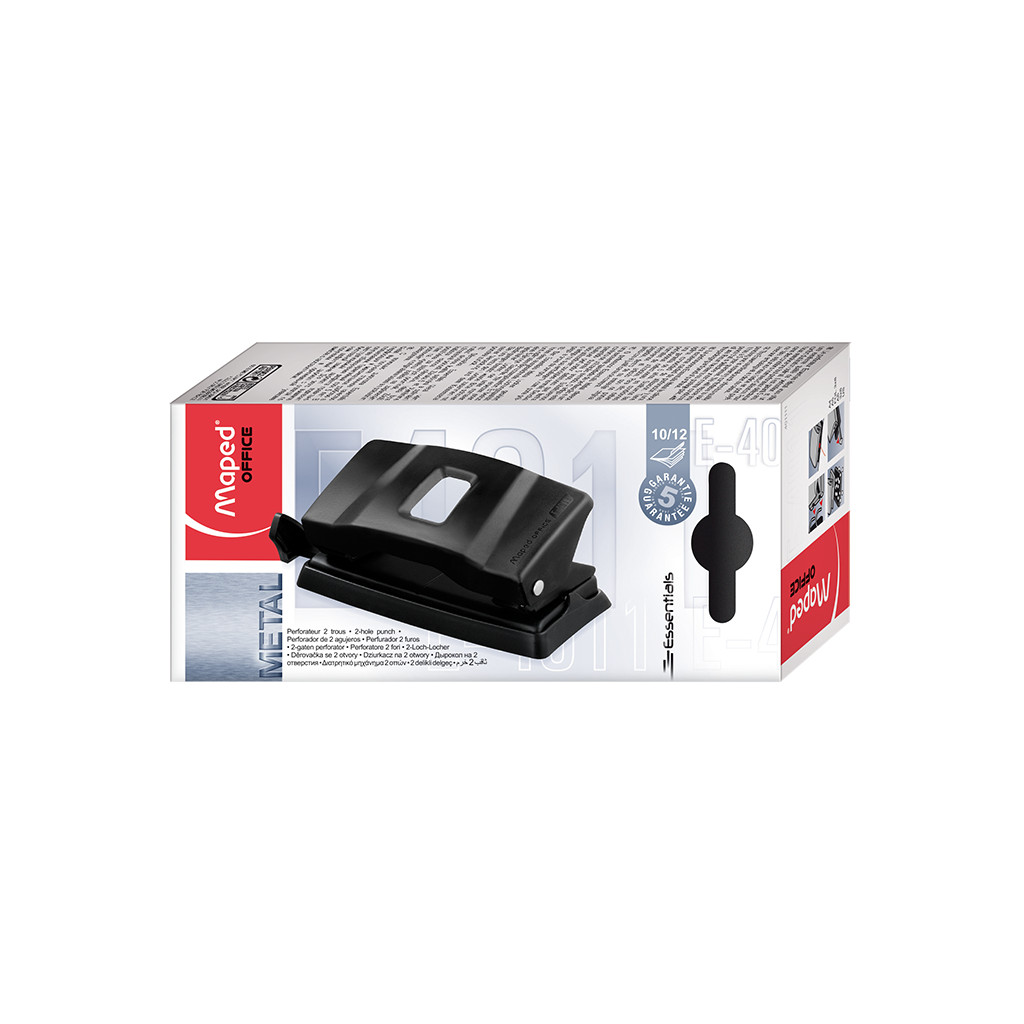 Діркопробивач Maped Essentials Metal 25 аркушів (MP.402411) - зображення 2