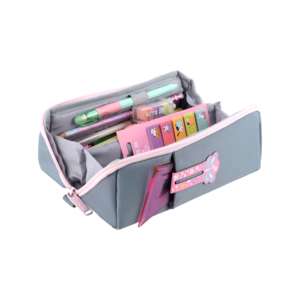Пенал Kite 2702-1 сіро-рожевий (K25-2702-1) - зображення 6