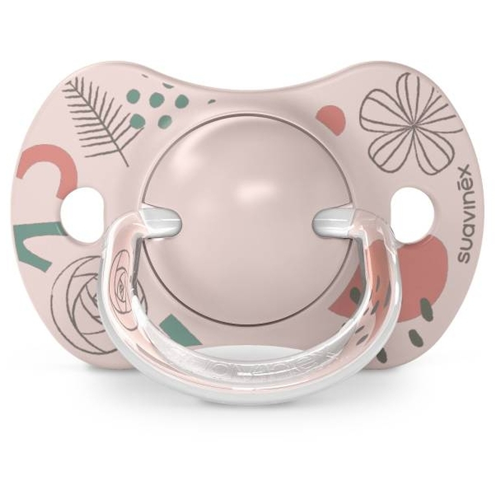 Пустушка Suavinex A walk in the park фізіологічна 2 шт. 6-18 місяців, рожева (308274) - зображення 4
