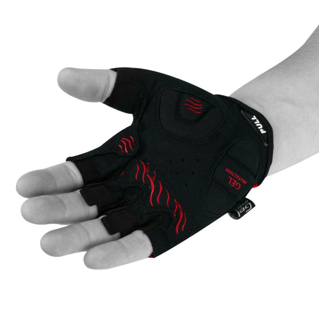 Велорукавиці PowerPlay 5013 Red L (5013D_L_Red) - зображення 4