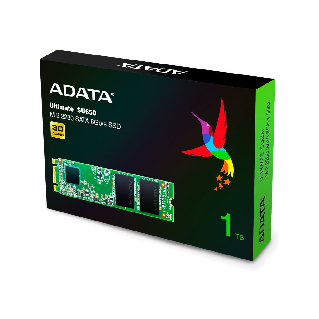 Накопичувач SSD M.2 2280 1TB ADATA (ASU650NS38-1TT-C) - зображення 4