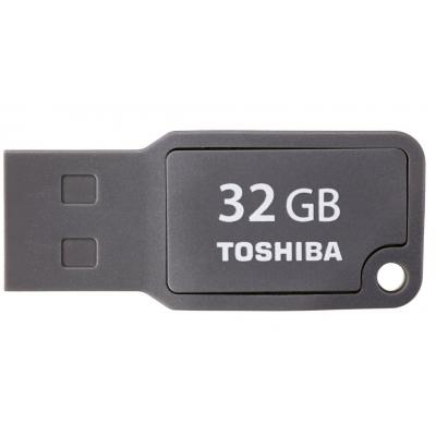 USB флеш накопичувач Toshiba 32GB Mikawa Gray USB 2.0 (THN-U201G0320M4) - зображення 1