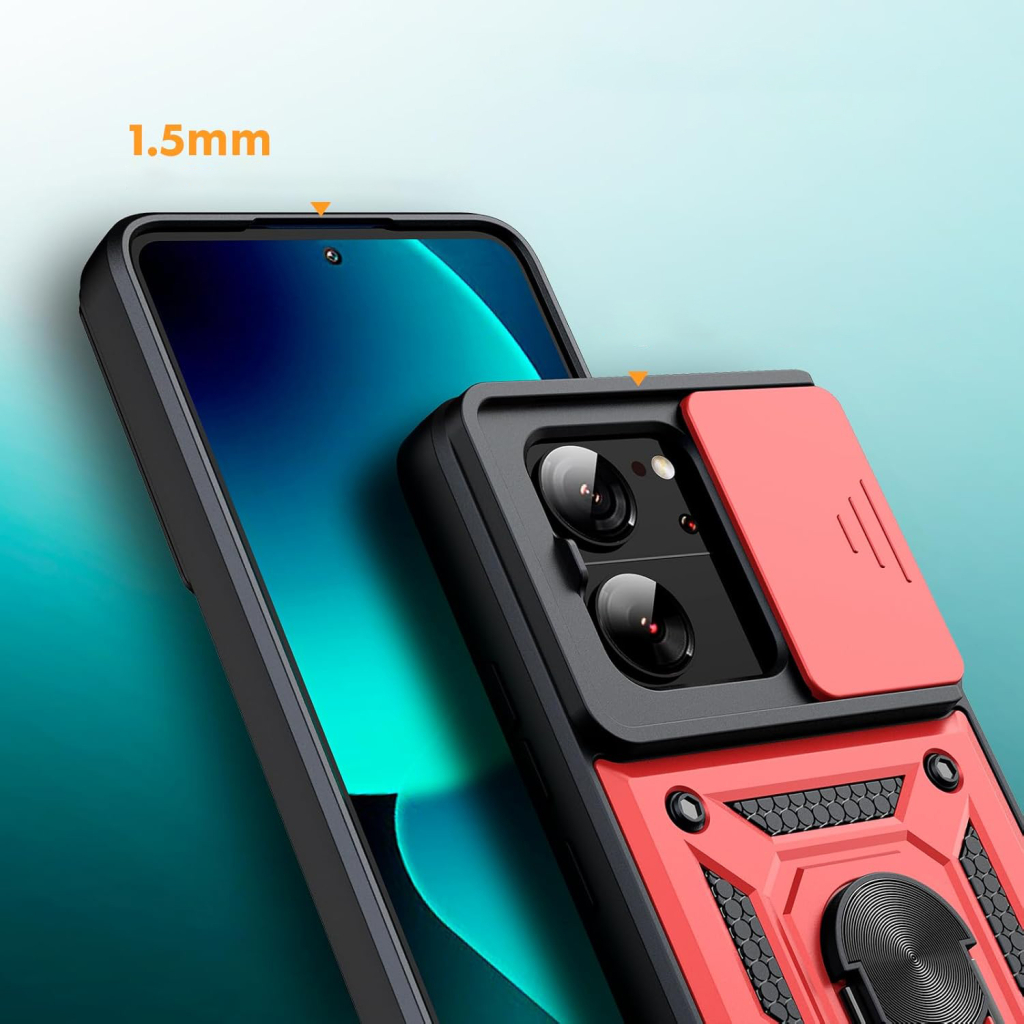 Чохол до мобільного телефона BeCover Military Xiaomi 13T/13T Pro Red (710560) - зображення 2