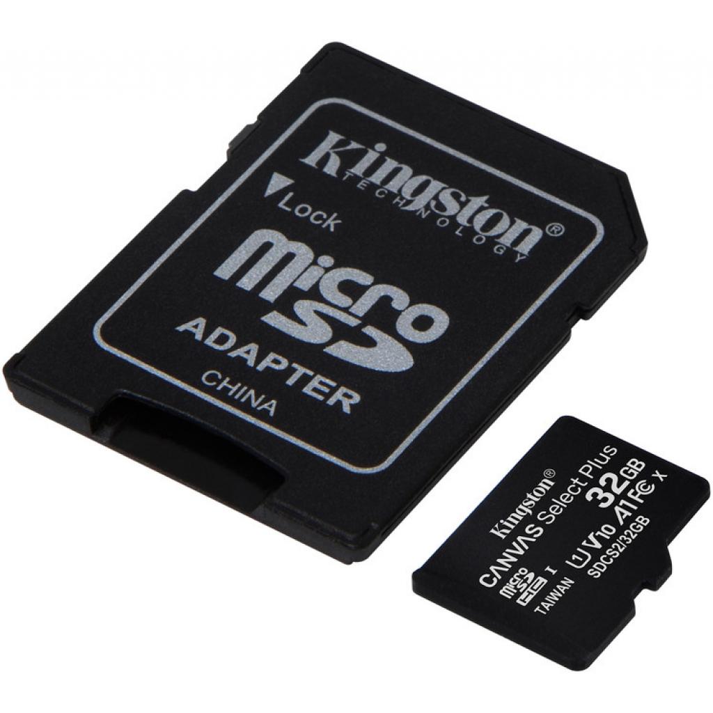 Карта пам'яті Kingston 2x32GB microSD class 10 U1 V10 A1 Canvas Select Plus (SDCS2/32GB-2P1A) - зображення 2