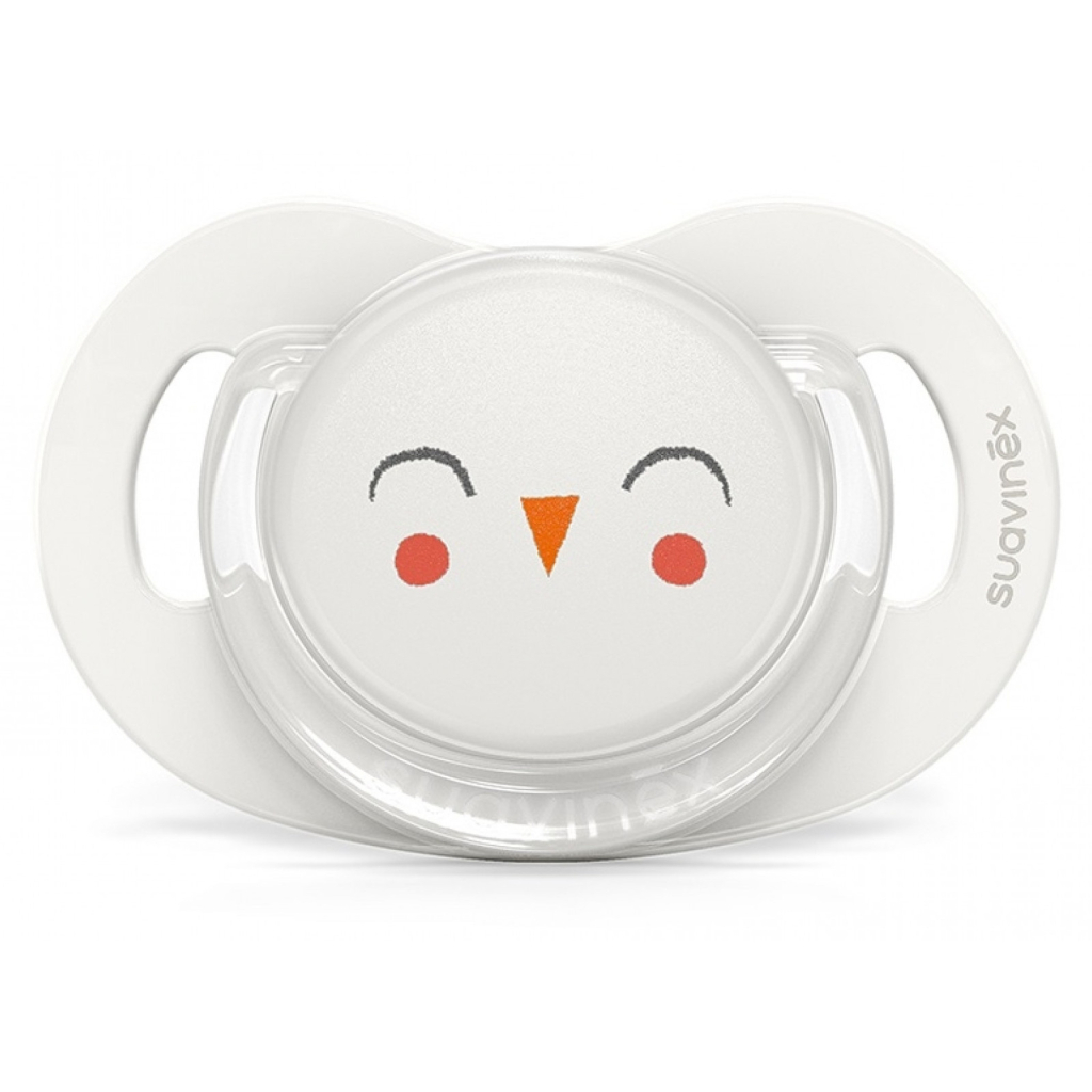 Пустушка Suavinex Bonhomia фізіологічна, 6-18 міс. біла (307814) - зображення 1