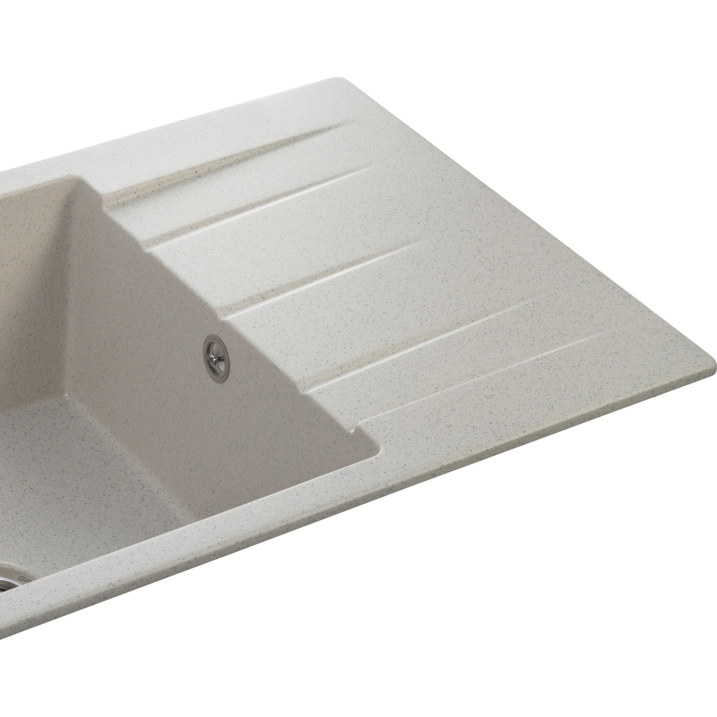 Мийка кухонна GRANADO NAVIA gris з сифоном (775*495mm.) (gr3808) - зображення 4