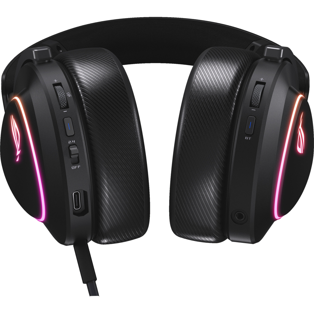 Навушники ASUS ROG Delta II Black (90YH03W0-BHUA00) - зображення 4