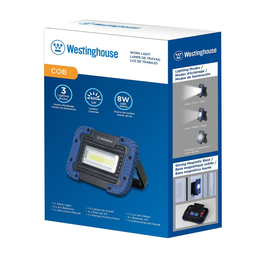 Ліхтар Westinghouse 8W COB LED WF56 + 4 x AA LR6 в комплекті (WF56-4LR6CB) - зображення 5