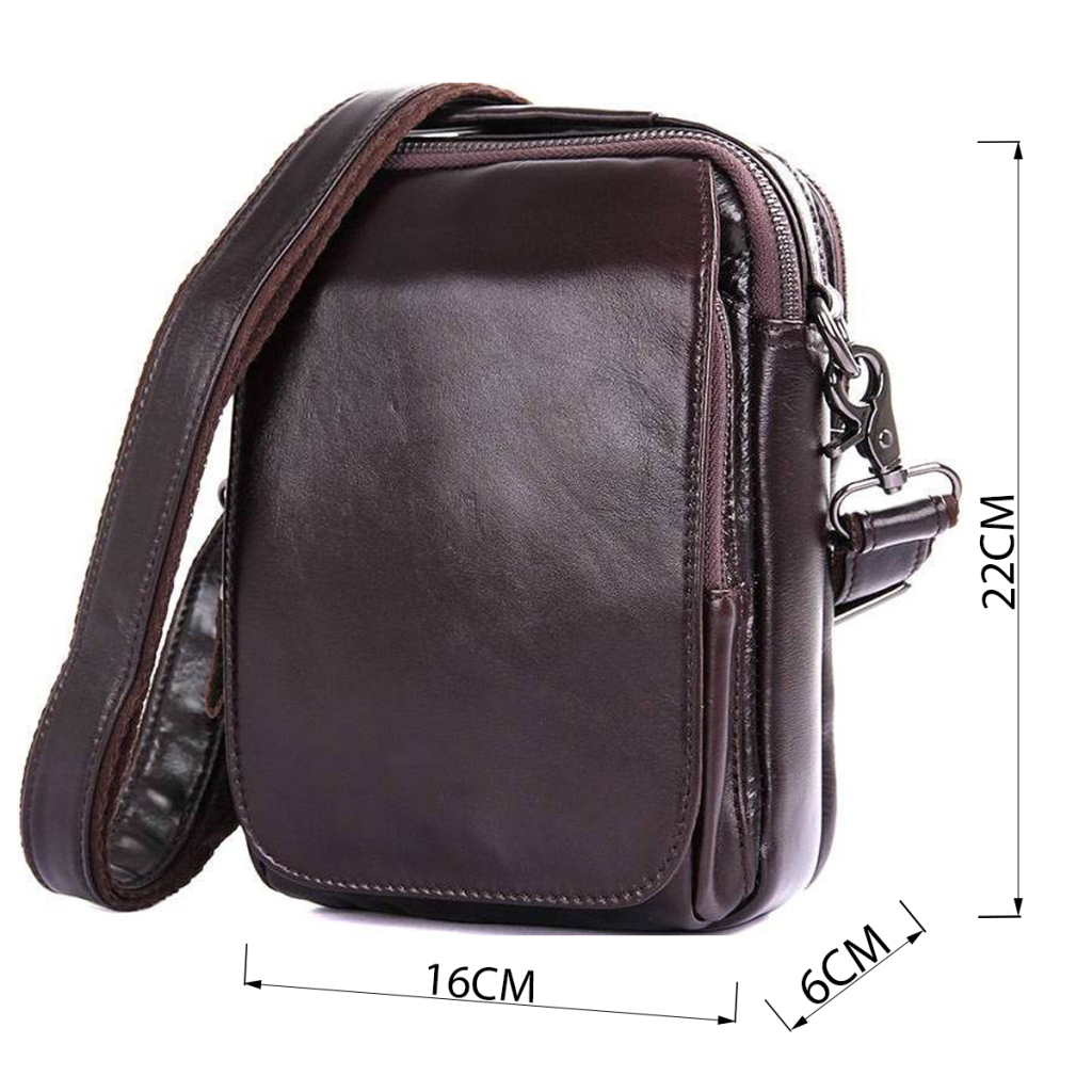 Сумка Vintage З натуральної шкіри Коричнева (14544) - зображення 3