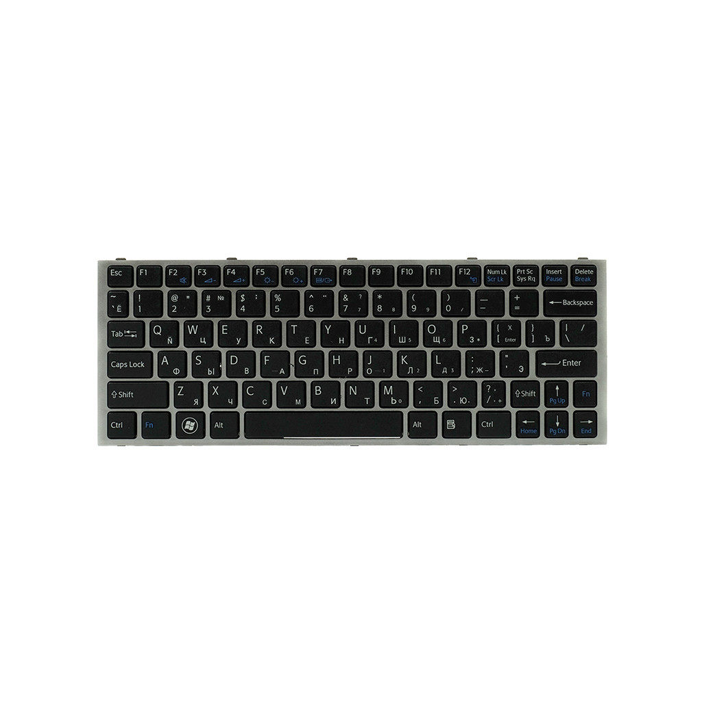 Клавіатура ноутбука Sony YB YA черн/серый (KB311934) - зображення 1