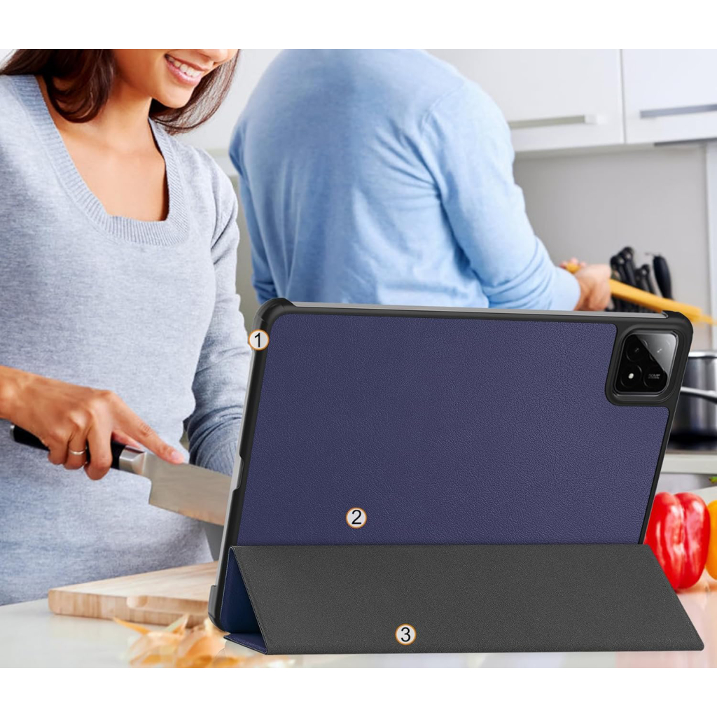 Чохол до планшета BeCover Smart Case Xiaomi Pad 7 / 7 Pro 11.2" Deep Blue (712799) - зображення 9