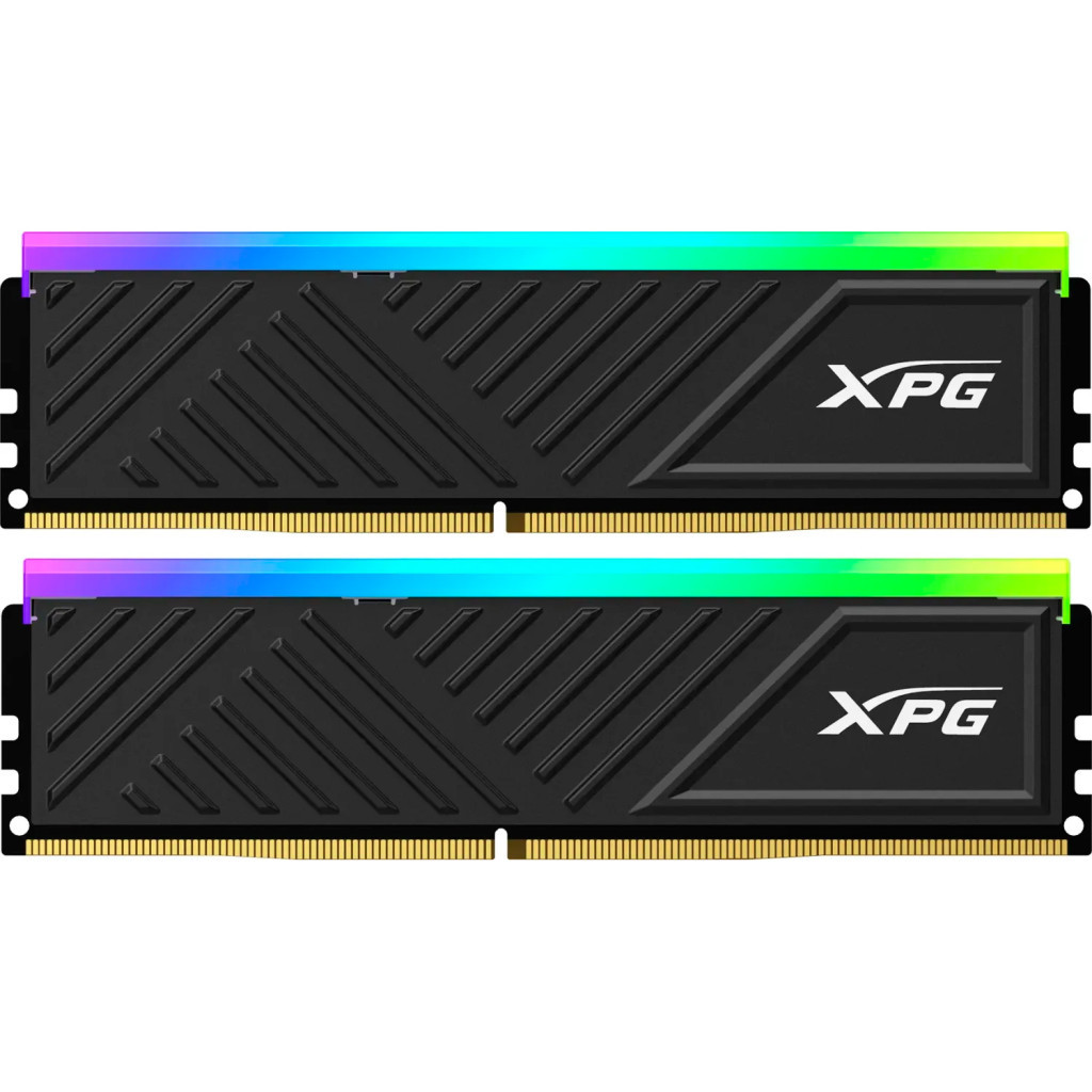 Модуль пам'яті для комп'ютера DDR4 64GB (2x32GB) 3600 MHz XPG Spectrix D35G RGB Black ADATA (AX4U360032G18I-DTBKD35G) - зображення 1
