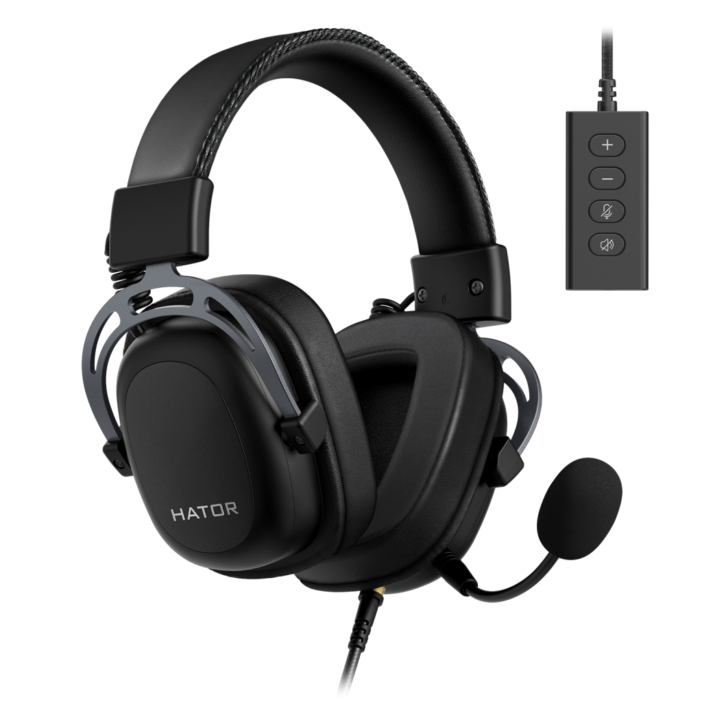 Навушники Hator Hypergang 2 USB 7.1 Titanium Edition (HTA-945) - зображення 1