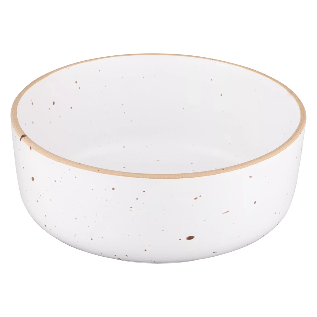 Салатник Ardesto Midori, 700мл, 16см, кераміка, білий (AR0116MW) - зображення 1